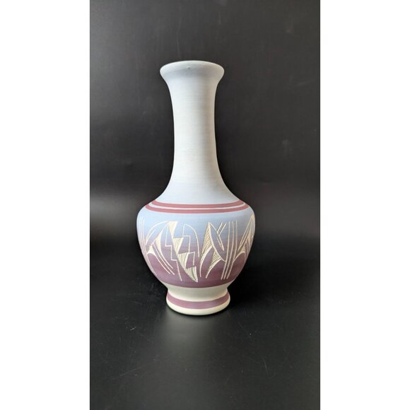 Mesa Verde Navajo Pottery Vase Signed By Artist With Geometric Design - Picture 14 of 14